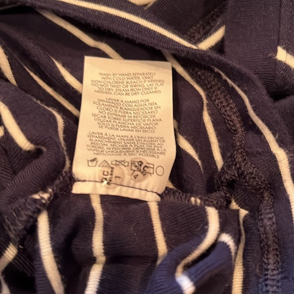 Cabi Navy & White Striped Long Sleeve - Picture 6 of 6